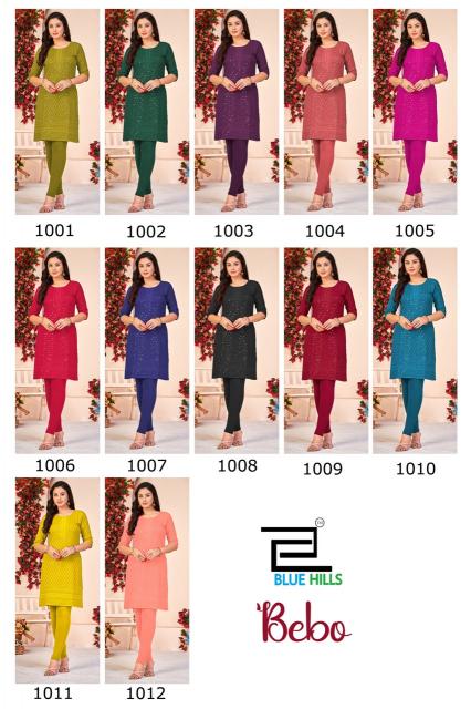 Blue hills bebo designer kurtis wholesale in hyderabad